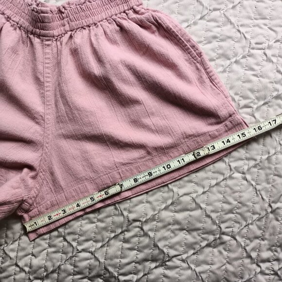 100% Cotton Handmade Shorts ๐ Dusty Rose Pink ๐ Elastic Waist - Picture 8 of 9